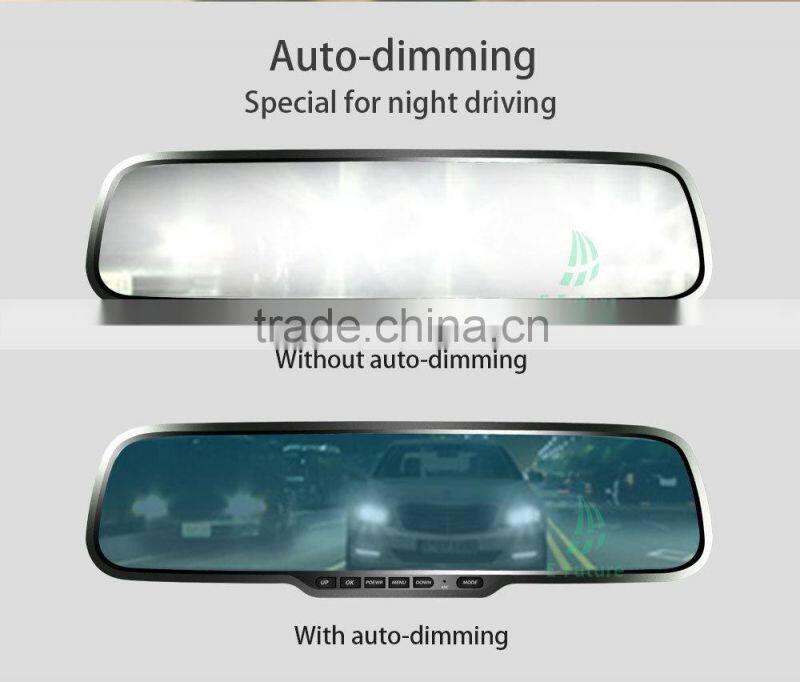 4.3 inch Monitor CE RoHS Hot Selling Car Auto Dimming Rearview Mirror
