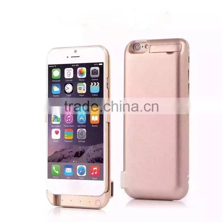 2016 hot selling battery charger for phone case, battery charger case for iphone 6, battery case for iphone