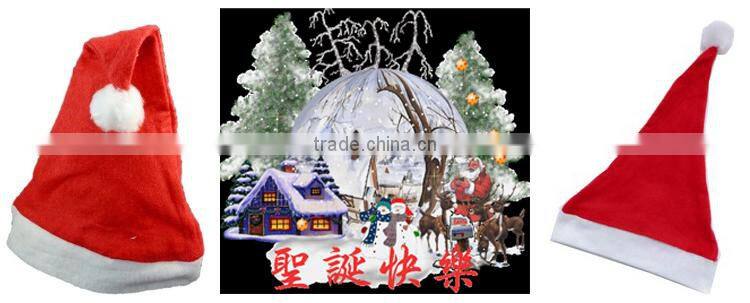 2015 wholesale red color christmas hat design,dancing christmas hats for party
