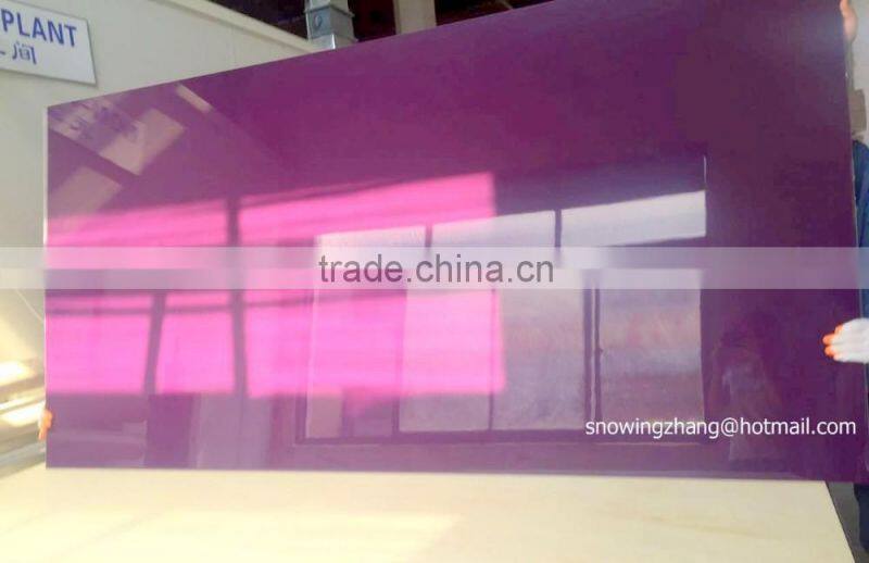 1mm acrylic sheet laminated mdf board for kitchen cabinet