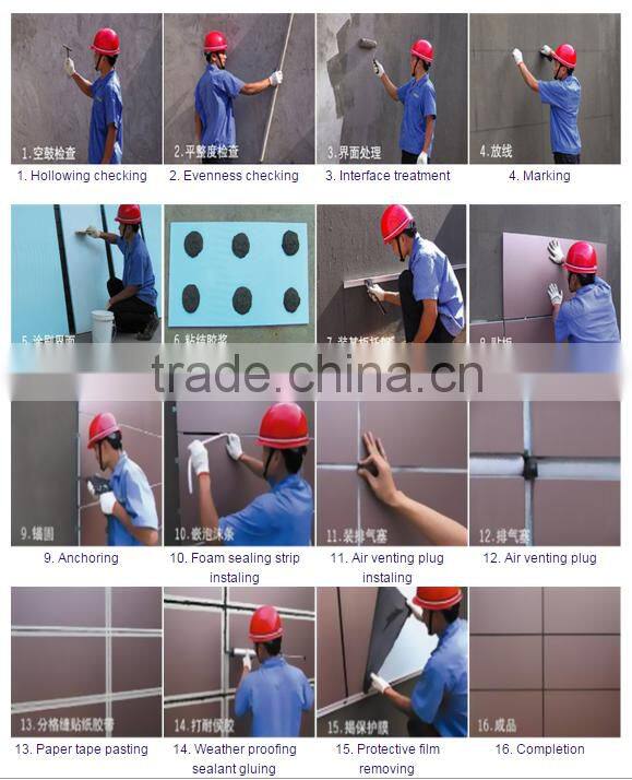 Real Stone installed on Polyurethane insulation board