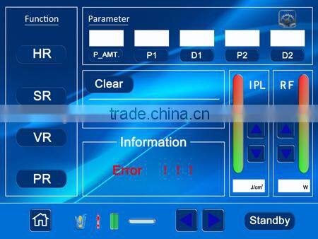 Big Spot Size Hair RemoverE Light IPL RF System Portable