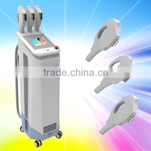 Distributors Wanted Multifunctional 3 Handles Beauty Skin Rejuvenation IPL Machine