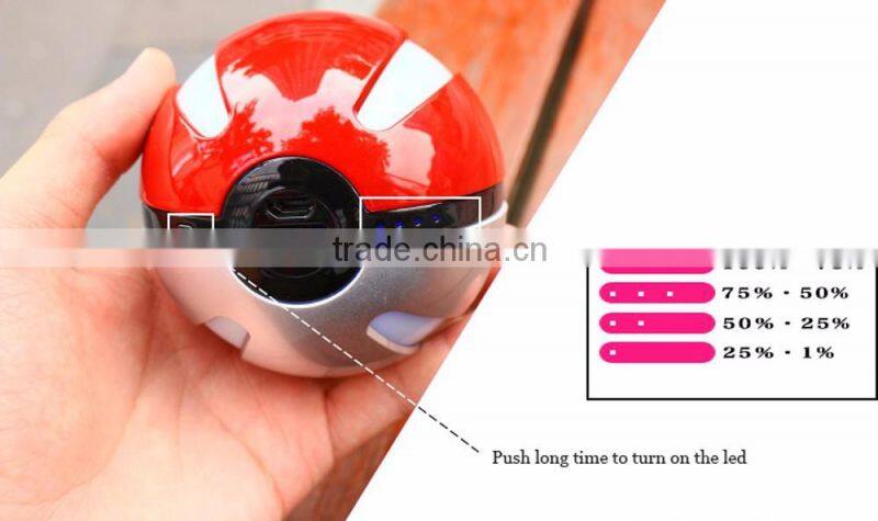 Pokemon Go Elves ball 10000 mAh smart cute cartoon pokemon creative mobile power supply