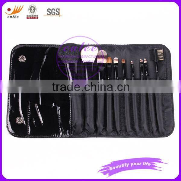 Goat hair 12pcs brushes for makeup