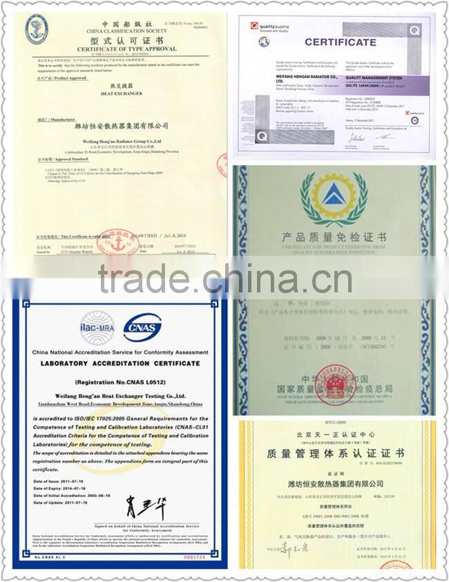 America aftermarket truck radiator for Volvo truck radiator fits VNM & VNL Series 2009-2012