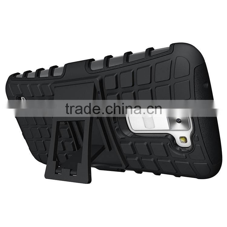 OEM WELCOME! Multicolor TPU+PC Armor Spider Hybrid Kickstand Cell Phones back cover for LG K7 Tribute 5 DUAL LAYER ARMOR CASE