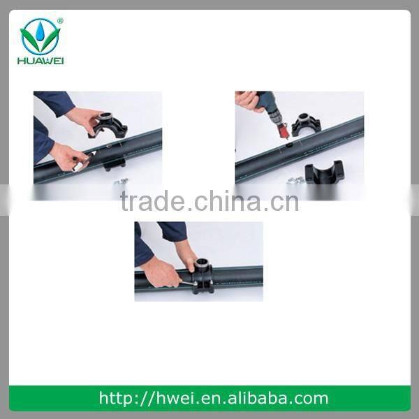 PP saddle clamp PE pipe compression fittings supplier