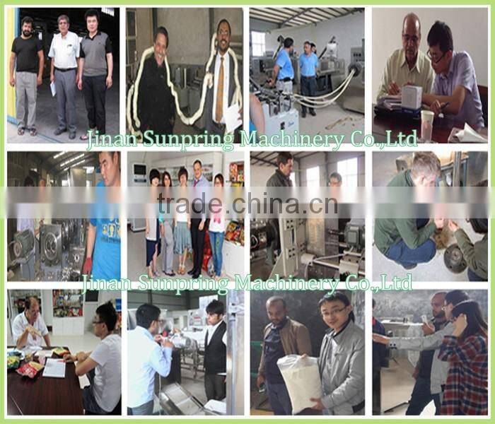 Extruded textured vegetable protein extrusion food machine