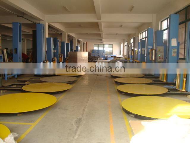 Pallet stretch wrap machine with weight and print function