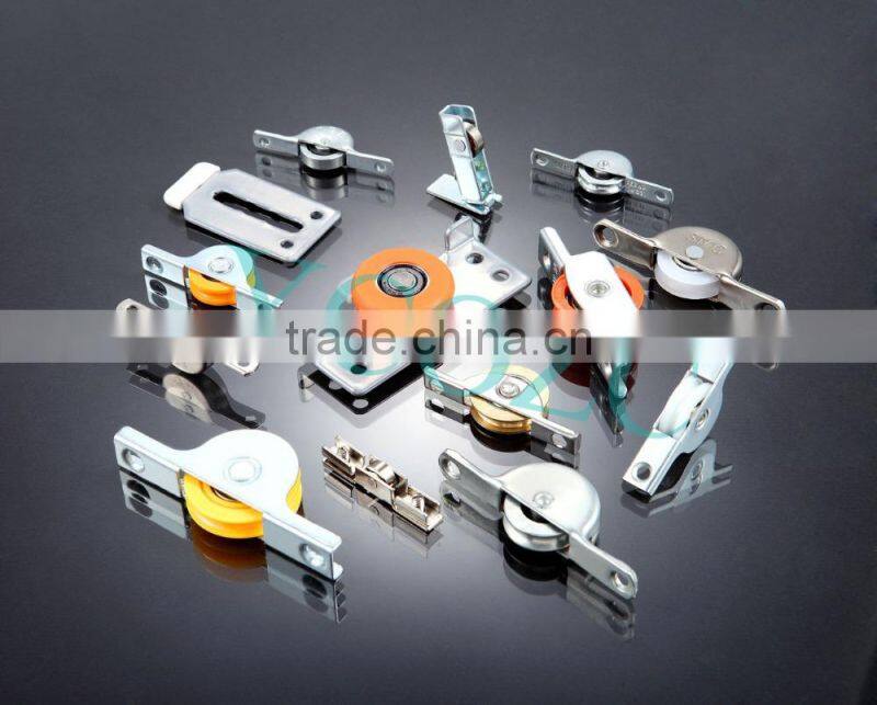 Furniture glass shower door roller pulley