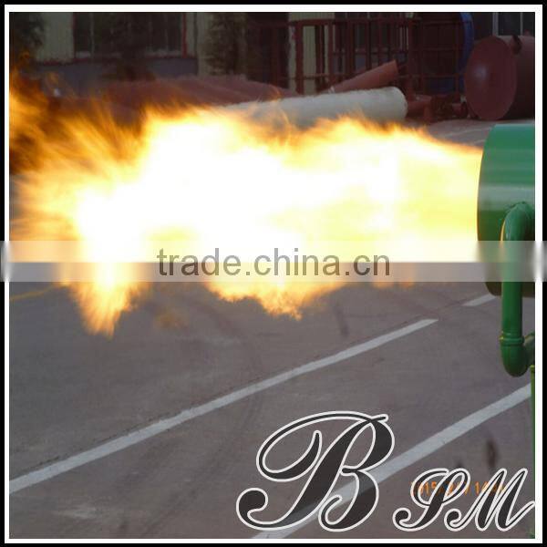 Large capacity burner biomass pellet machine for factory using