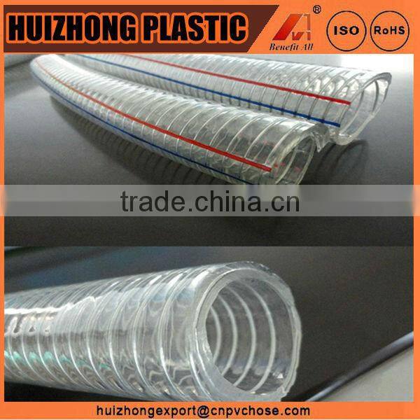 pvc spiral steel wire reinforced hose