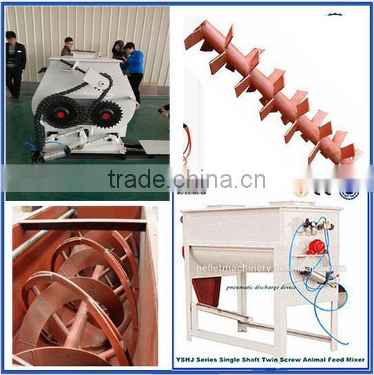 Cattle Feed mixer /Single shaft and double spiral mixer machinme /mixer machine for sale
