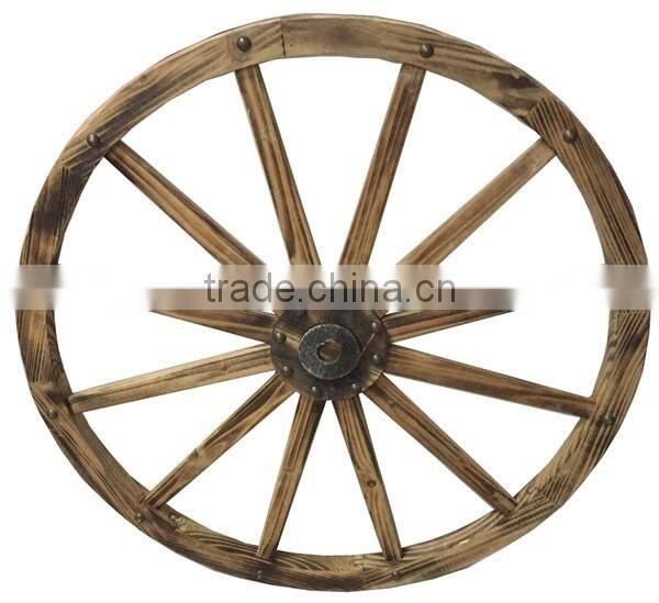 MDF Christmas Decoration Wood Wheel