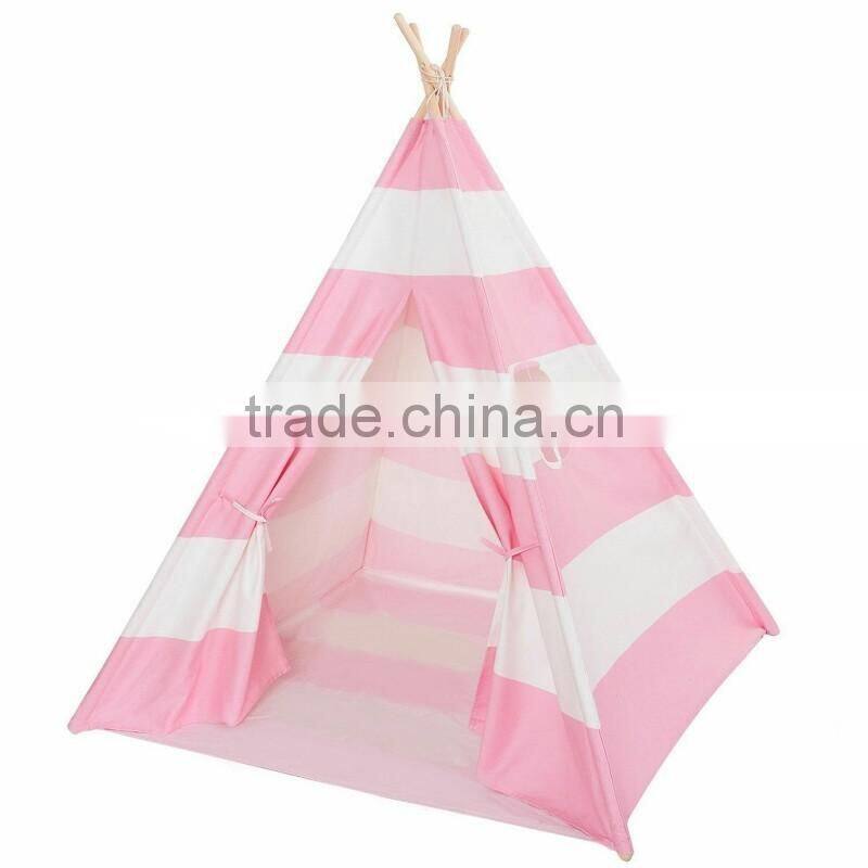 High-quality OEM Promotional cotton canvas kids room Teepee Indian Tent Tepee Tipi Wholesale