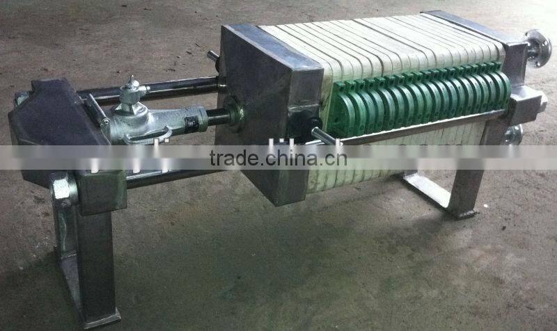 450 Jack compacting PP Plate-frame beverage and oil industry Filter press
