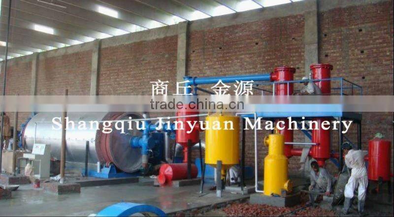 Tyre recycling machine