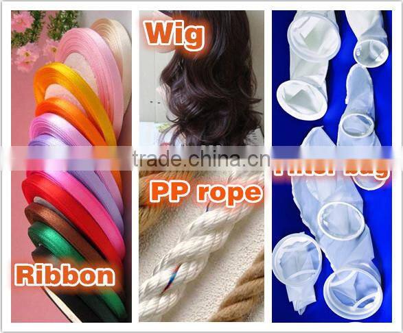 0.19mm white PP monofilament yarn for filter cloth with big paper tube