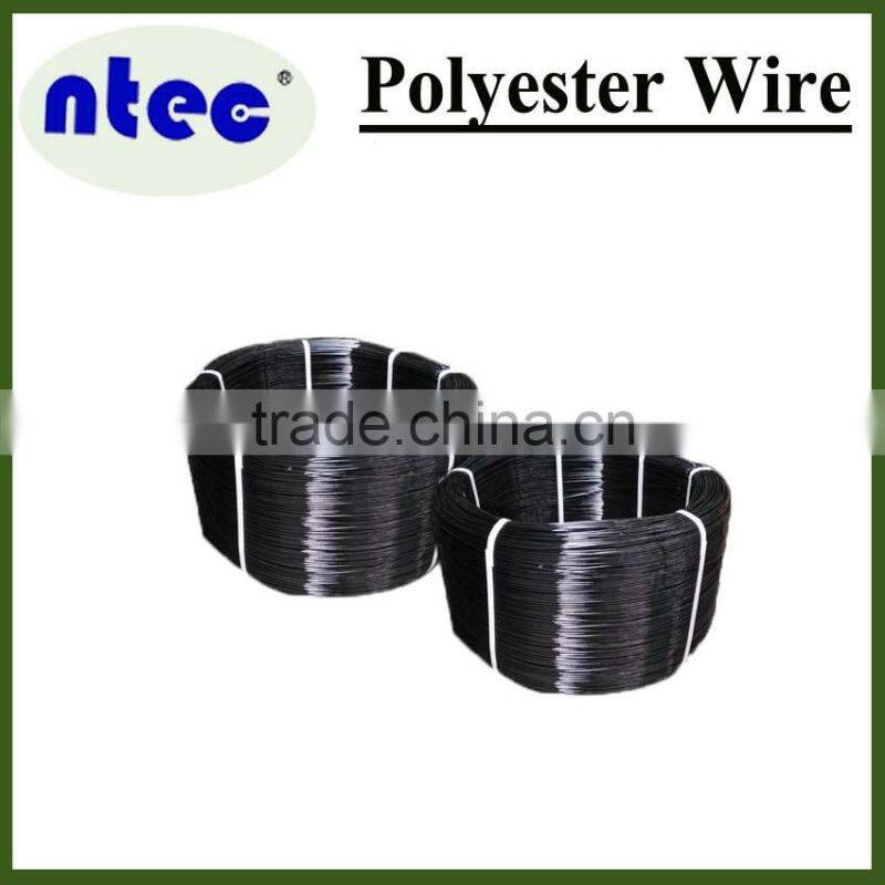 Super strength agriculture polyester wire, black and white color greenhouse polyester wire for vinyard