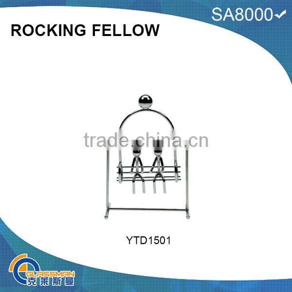 small balanceman with metal base