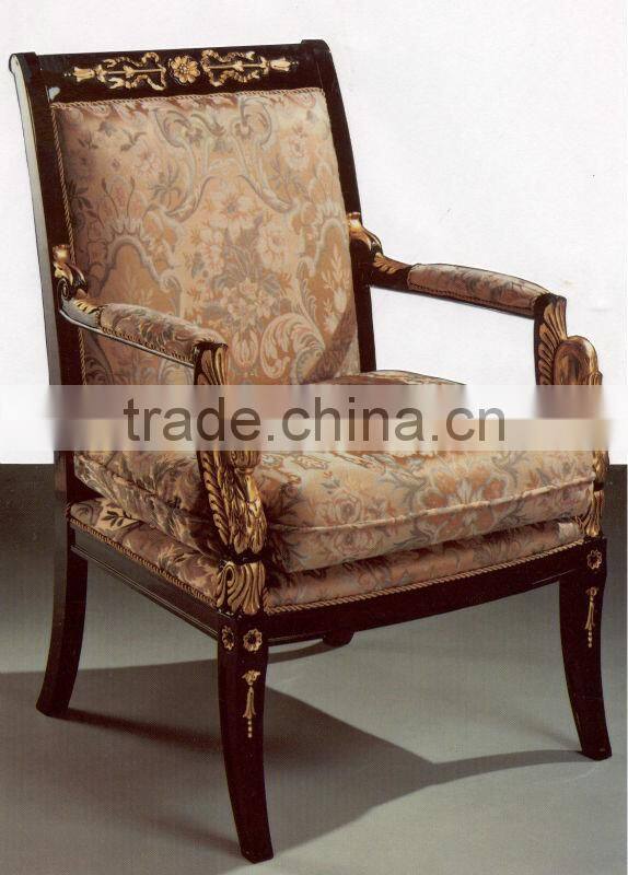 Spanish Style Hand Carved Wooden Chair