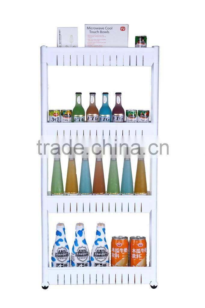 storage plastic basket trolley