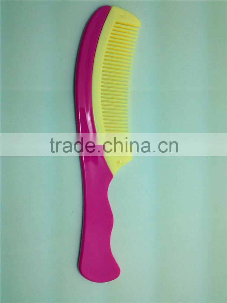 Plastic Double Color Hair Advanced Horn Comb
