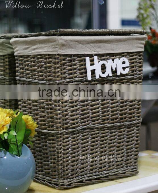 2017 cheap promotion foldable factory price Wicker storage bin bag