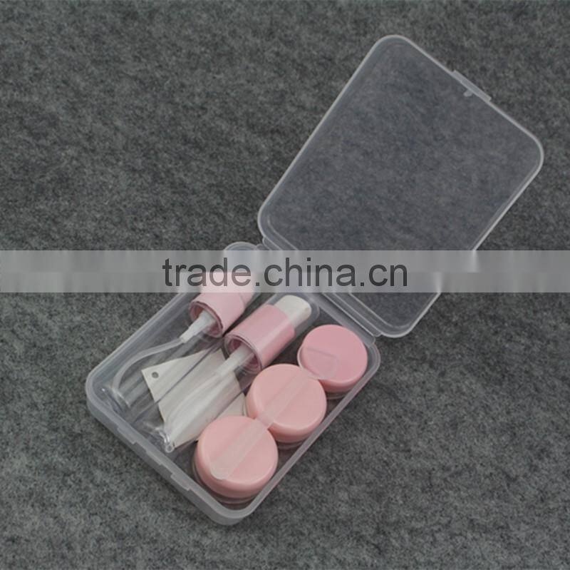 Cheap plastic travel bottle set travel bottle kit for women