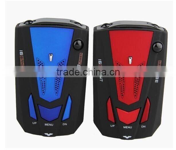 Hot-selling Radar Chronograph Car Radar Detector 360 Degree Russian/English Voice Remind Car Speed Limited V7 Radar Detector