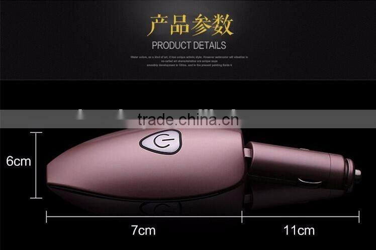 Car air purifier anion charge double USB besides smoke The car gift aromatherapy machine Car oxygen bar