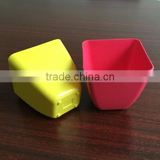 Anhui wholesale bamboo fiber square flower pot