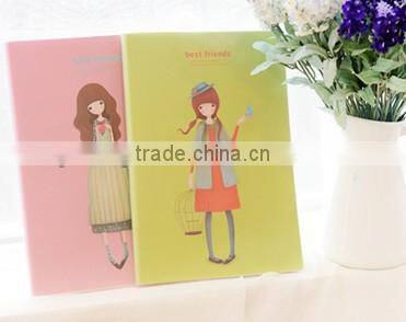 Creative cute cheap girls paper notebook