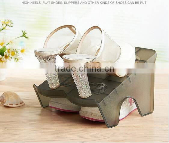 Multi-Function Double Layer Plastic Shoe Rack