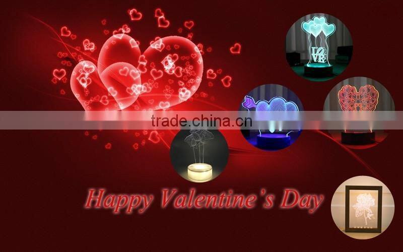 Alibaba com 5mm thick 3D acrylic Mood lamp 3D LED night light