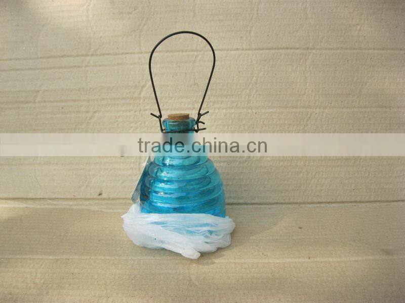 home and guarden Colored hanging glass bee catcher/galss bee catcher