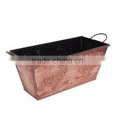 copper diamound shape planters