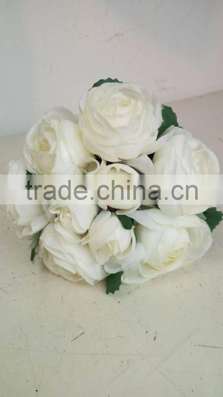 Wholesale China factory handmade artificial flower with foam stand for table centrepiece wedding home decoration