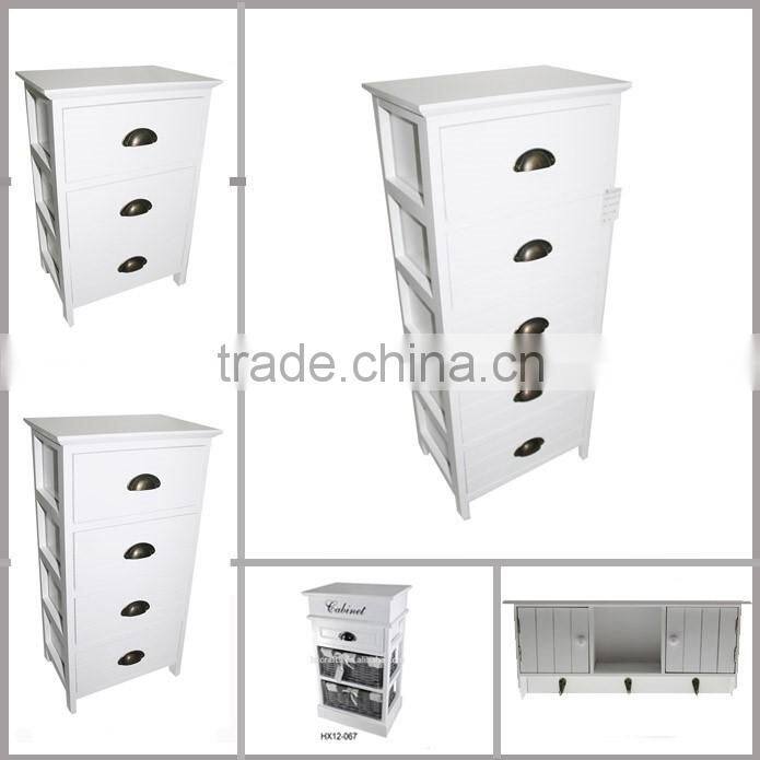 French Style Waterproof Cheap Shoe Storage Wooden Bench