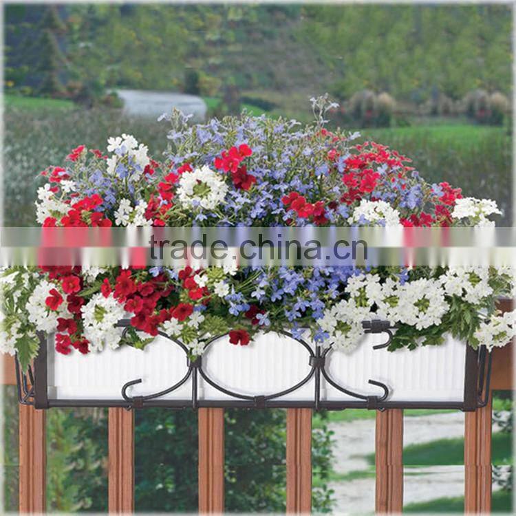 Fashion dsign iron basket holder hanging metal flower pot stand