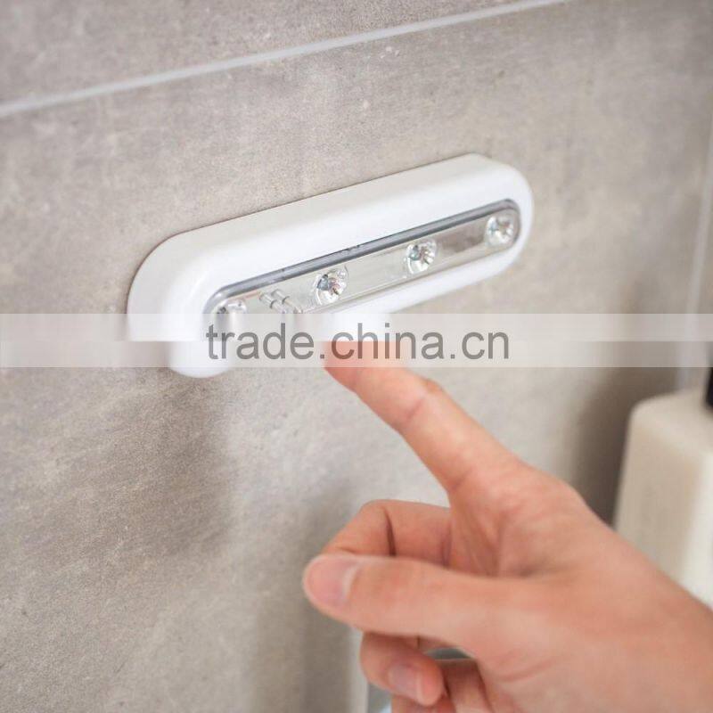 Twin Pack of Cool White LED Touch Operated Battery Cupboard night Lights