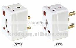 female to male electrical europe plug adapter