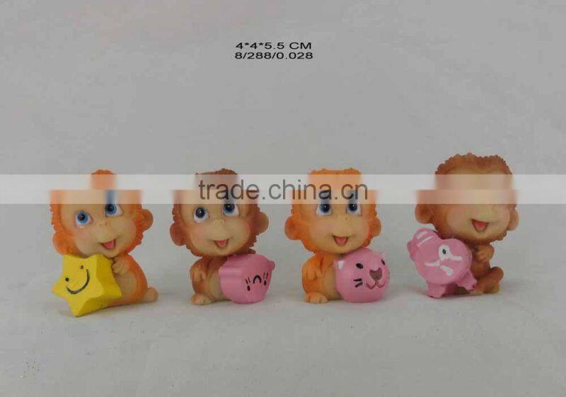 2016 new year decoration mresin onkey for sale