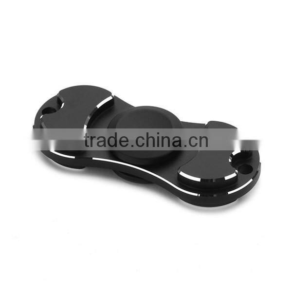 Best seller aluminum fidget spinner with 606 hybrid ceramic bearings