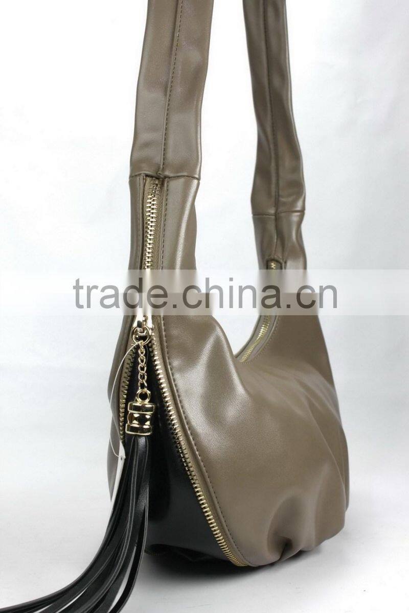 High fashion customzied tassel ornament women hobo bag