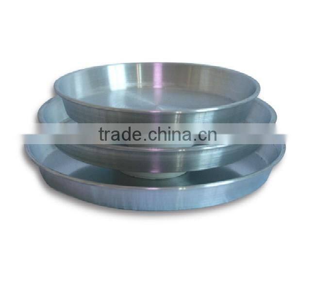 ALUMINIUM SANDING SHALLOW ROUND PLATE