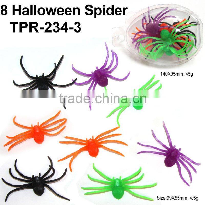Soft Plastic TPR Stretchy Flying Spider Toys