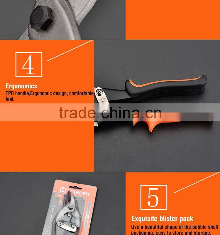 Professional Chrome Vanadium Aviation Snips Right