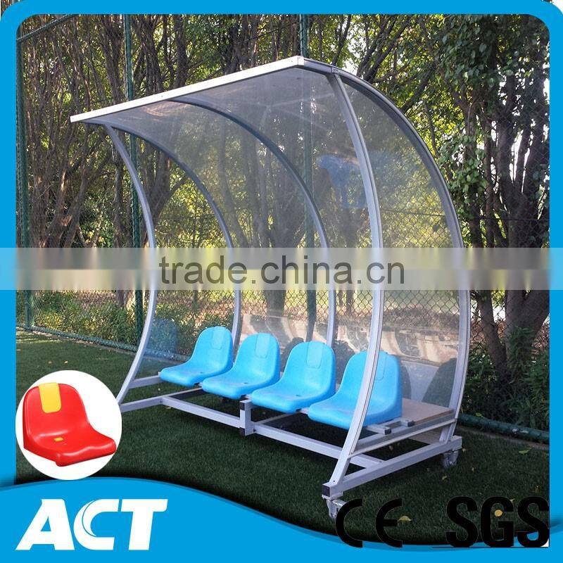 VIP Team Shelters and Dugouts for Football, Hockey and Rugby